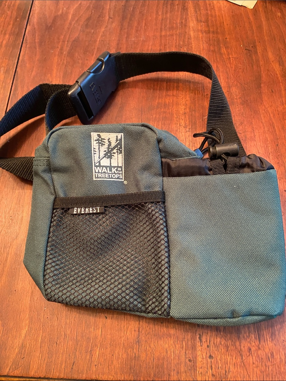 Walk in the Treetops Green Nylon unisex Waist Pack